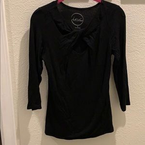 Black 3/4 sleeve Top